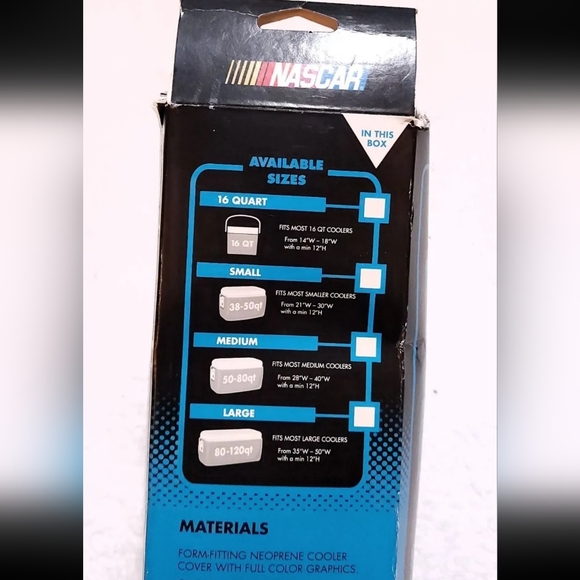 Dupont Jeff Gordon Nascar Cooler Cover Coozie Neoprene Medium New In BOX Racing - Picture 10 of 13